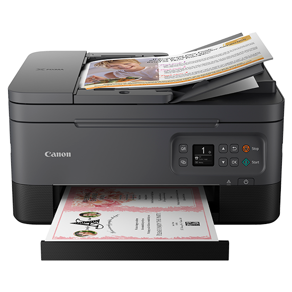 Certified Pre-Owned | CANON PIXMA TR7020A Wireless 3-in-1 Color Inkjet Printer - Printer Without Inks